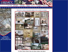 Tablet Screenshot of heneyconstruction.com